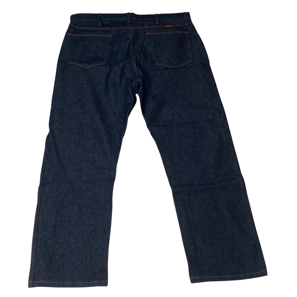 Rustler Mens Straight Leg Indigo Blue Denim Jeans 100% Cotton 87620NV 38x30